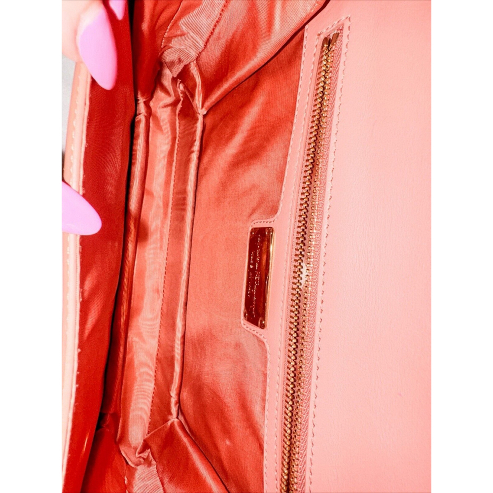 Auth Salvatore Ferragamo Handbag Shoulder Bag Pink Patent Leather - Picture 4 of 16